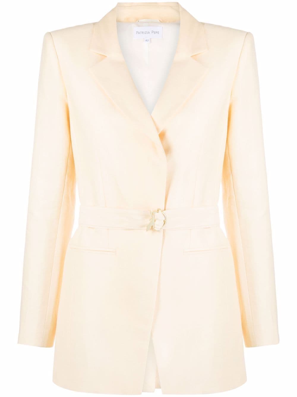 Patrizia Pepe Blazer mit Gürtel - Gelb von Patrizia Pepe