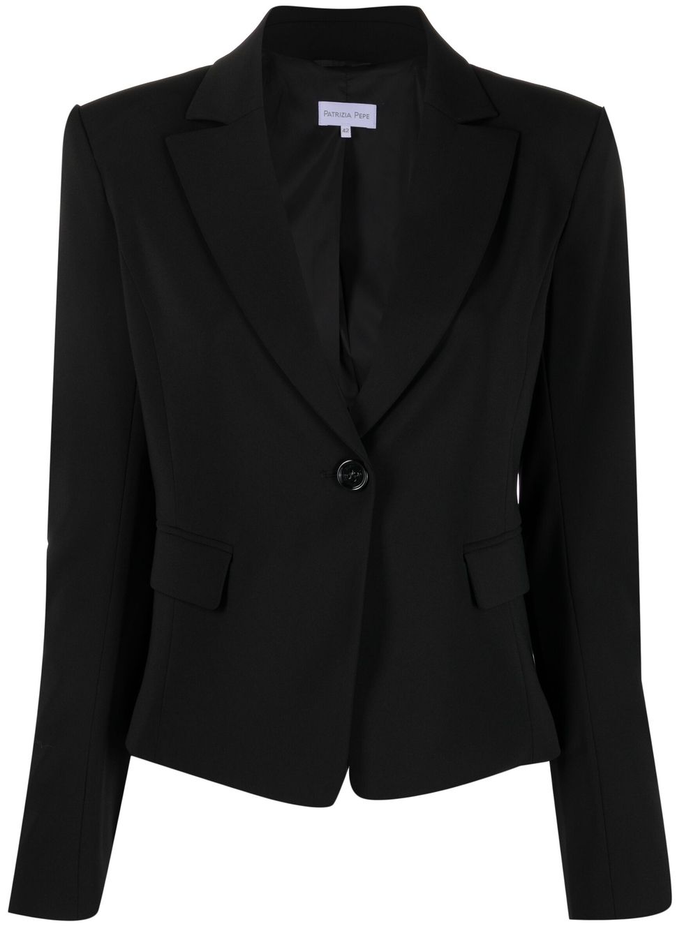 Patrizia Pepe Essential Cropped-Blazer - Schwarz von Patrizia Pepe