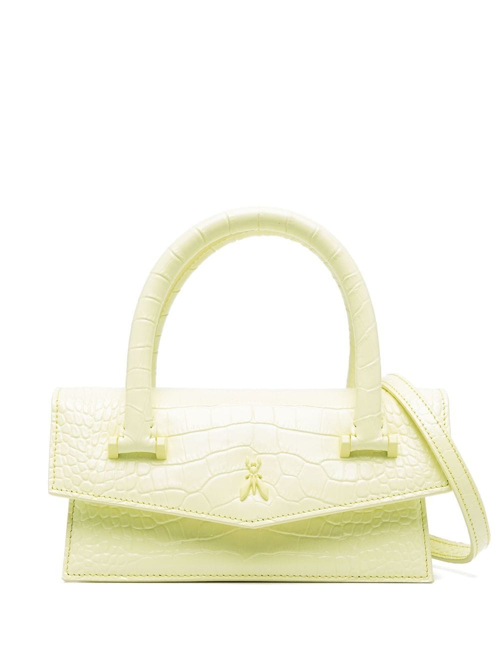 Patrizia Pepe Fly Bamby Tasche mit Kroko-Print - Grün von Patrizia Pepe