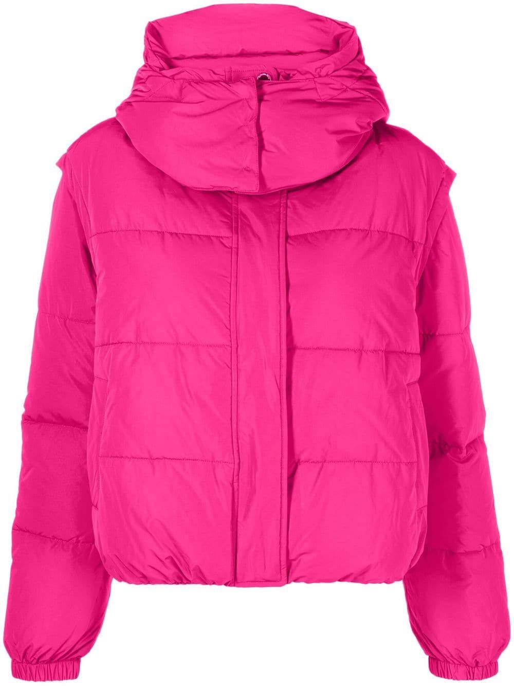 Patrizia Pepe Gefütterte Cropped-Jacke - Rosa von Patrizia Pepe