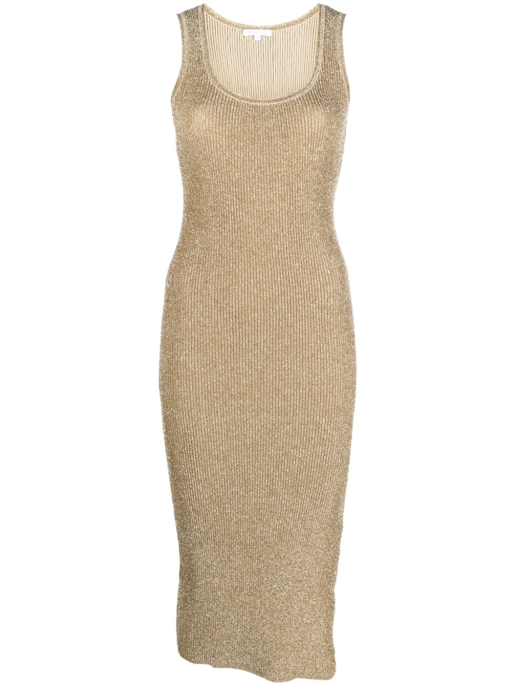 Patrizia Pepe Gestricktes Kleid - Gold von Patrizia Pepe