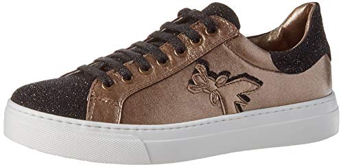 Patrizia Pepe PPJ504 Sneaker, Black + Bronze, 30/30.5 EU von Patrizia Pepe