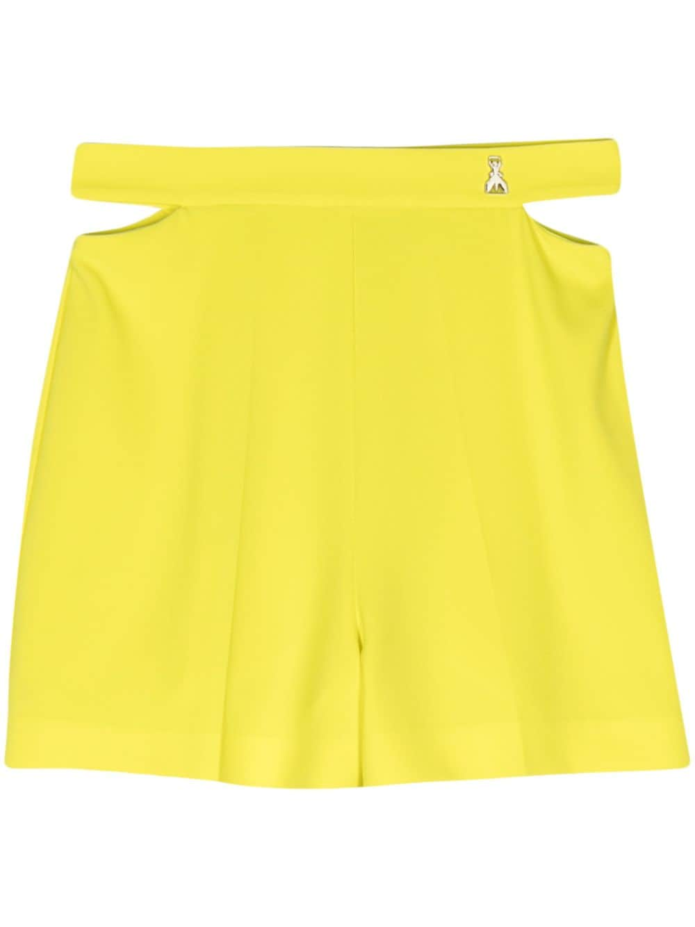 Patrizia Pepe Jeans-Shorts mit hohem Bund - Gelb von Patrizia Pepe