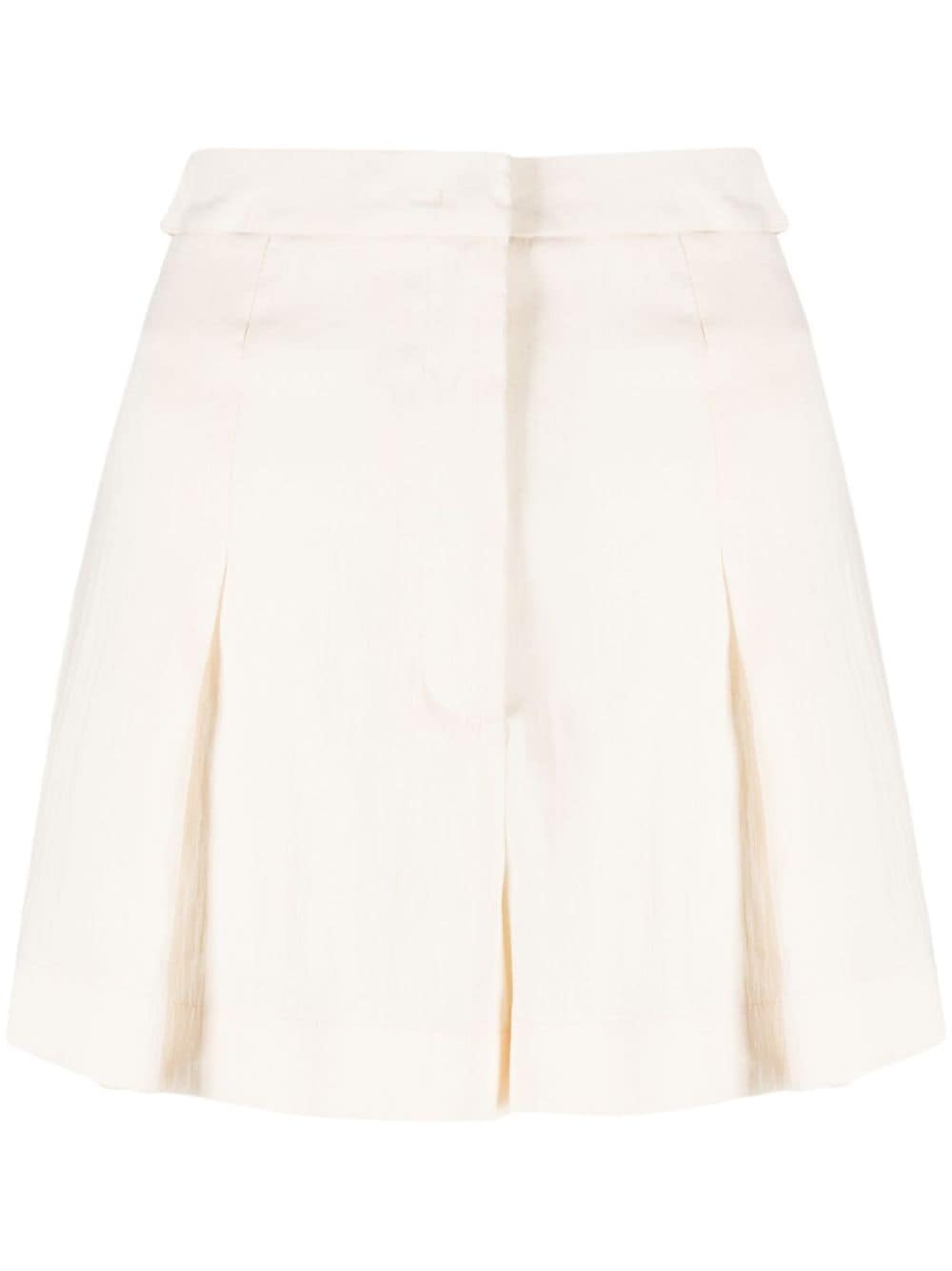 Patrizia Pepe Jeans-Shorts mit hohem Bund - Nude von Patrizia Pepe