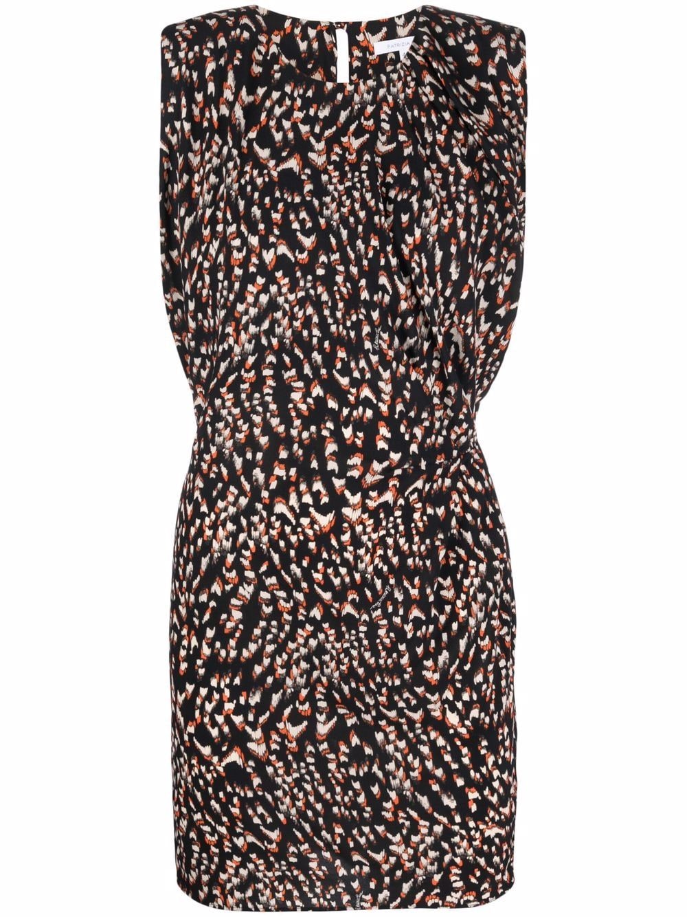 Patrizia Pepe Kleid mit Animal-Print - Schwarz von Patrizia Pepe