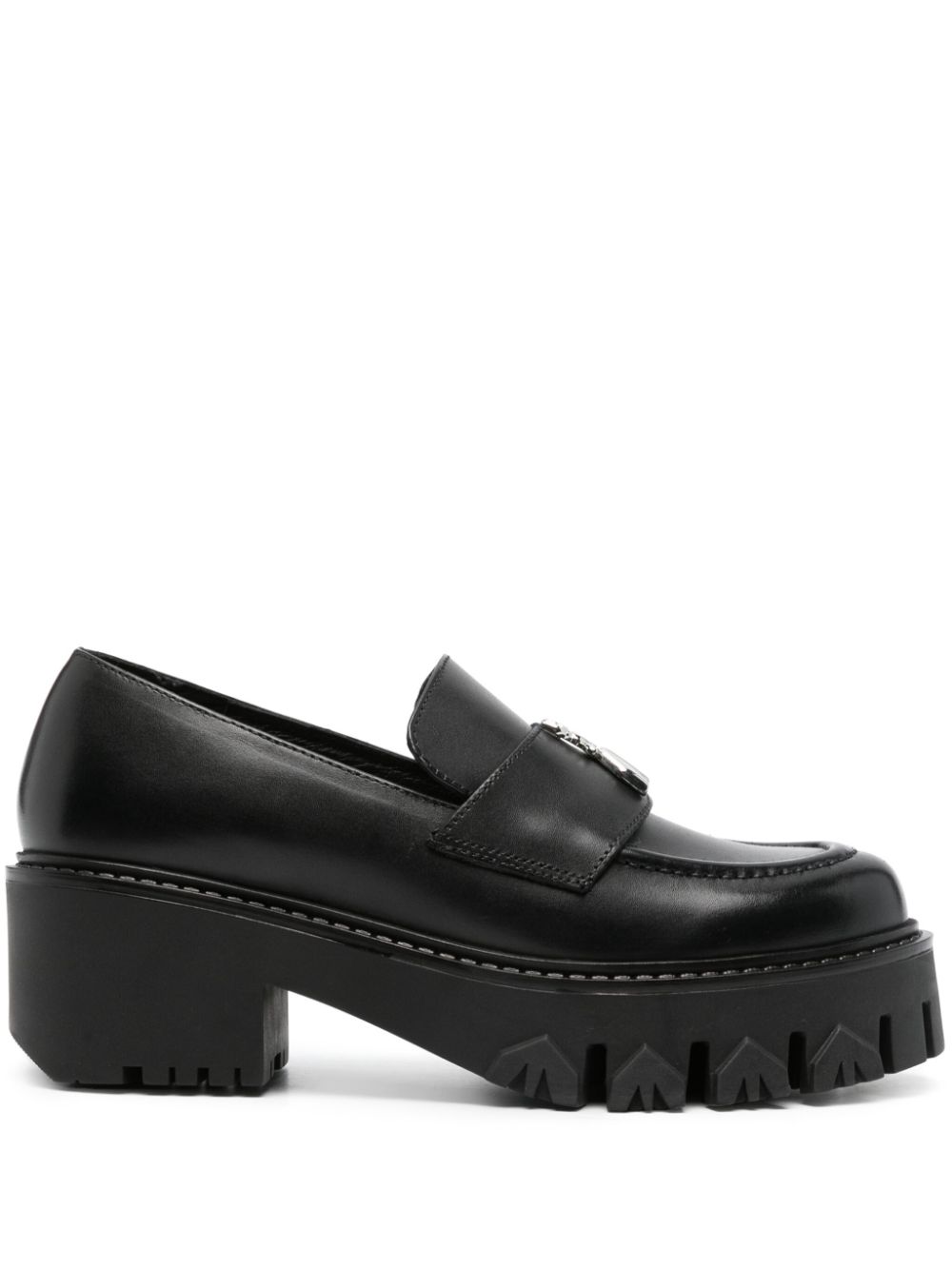 Patrizia Pepe Loafer mit dicker Sohle 60mm - Schwarz von Patrizia Pepe