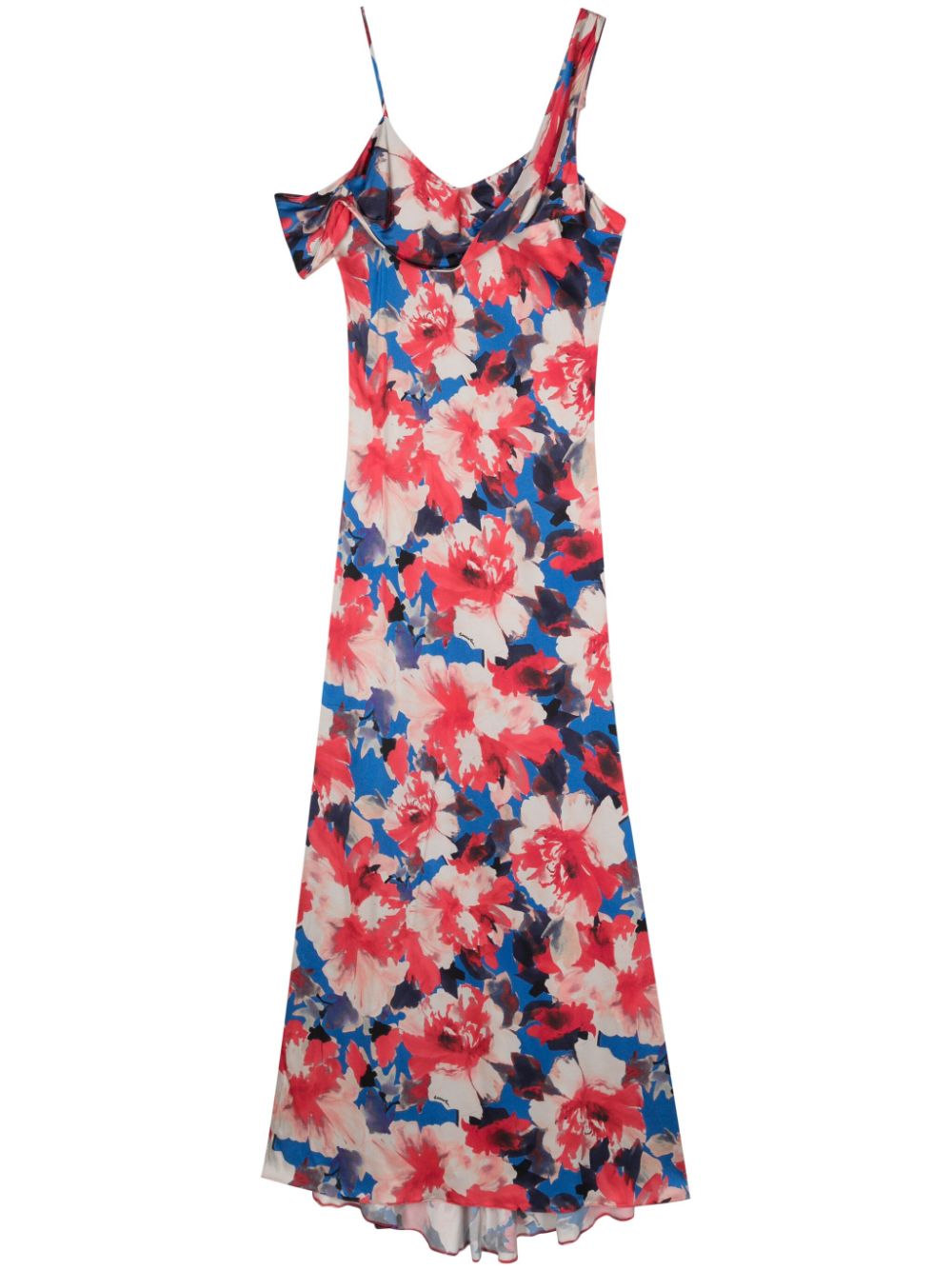 Patrizia Pepe Maxikleid mit Blumen-Print - Blau von Patrizia Pepe