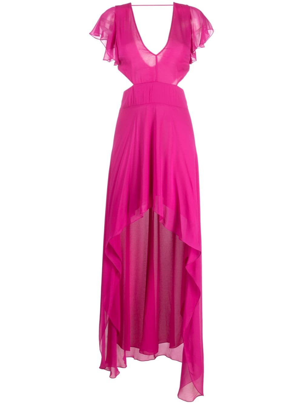 Patrizia Pepe Maxikleid mit Cut-Outs - Rosa von Patrizia Pepe