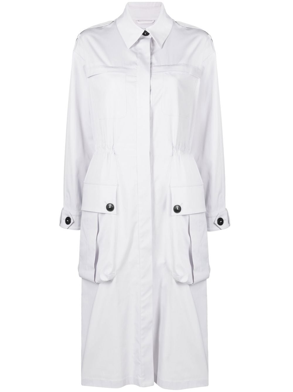 Patrizia Pepe Mittellanger Trenchcoat - Violett von Patrizia Pepe