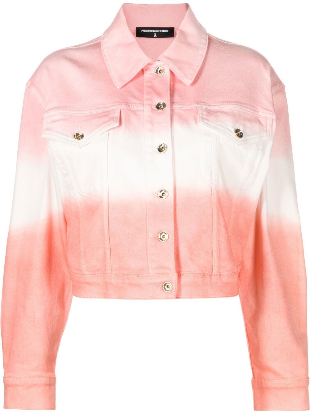 Patrizia Pepe Nuanced Jeansjacke - Rosa von Patrizia Pepe