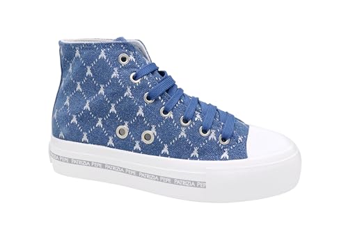 Patrizia Pepe PJ257.07_33 Sneaker, Blue, EU Schmal von Patrizia Pepe