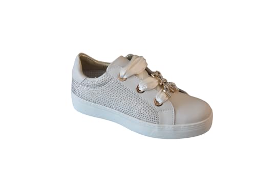 Patrizia Pepe PJ826.02 Sneaker, Off White, 35 EU Schmal von Patrizia Pepe