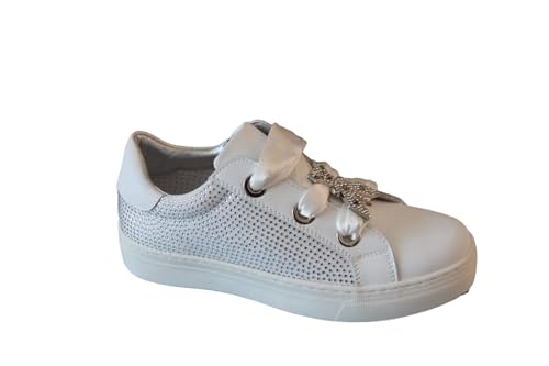 Patrizia Pepe PJ826.30 Sneaker, White, 35 EU Schmal von Patrizia Pepe