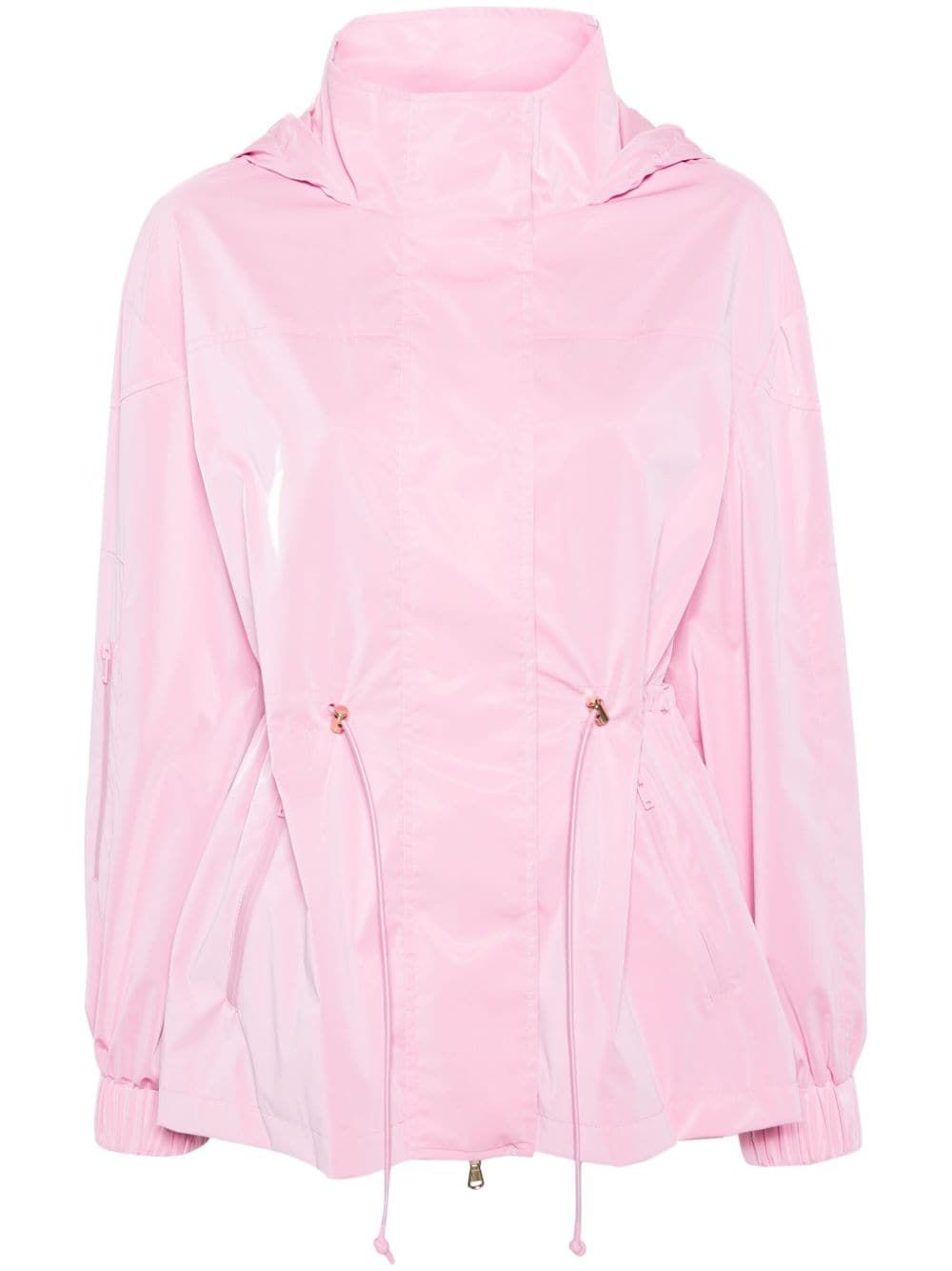 Patrizia Pepe Regenjacke mit Kapuze - Rosa von Patrizia Pepe