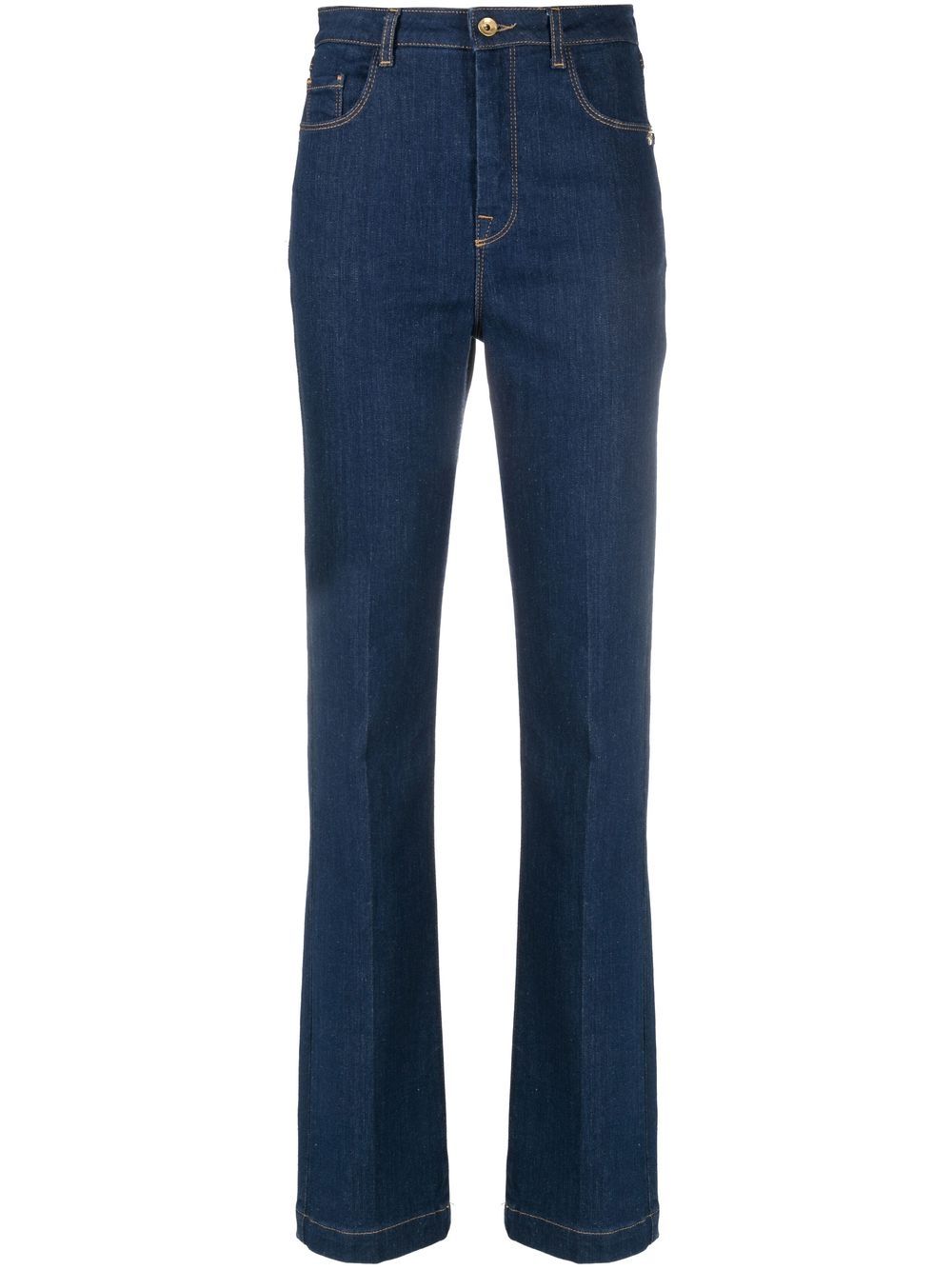 Patrizia Pepe Schmale High-Rise-Jeans - Blau von Patrizia Pepe