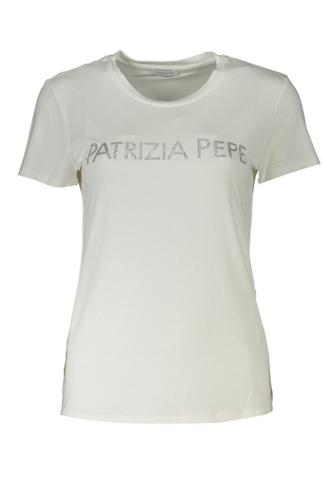 Patrizia Pepe T-Shirt Damen Kurzarm T-Shirt aus Bio-Baumwolle mit Strass Patrizia Pepe T-Shirt Damen Kurzarm T-Shirt aus Bio-Baumwolle mit Strass von Patrizia Pepe
