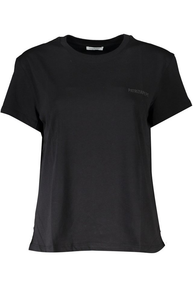 Patrizia Pepe T-Shirt Damen T-Shirt schwarz aus Bio-Baumwolle mit Print von Patrizia Pepe