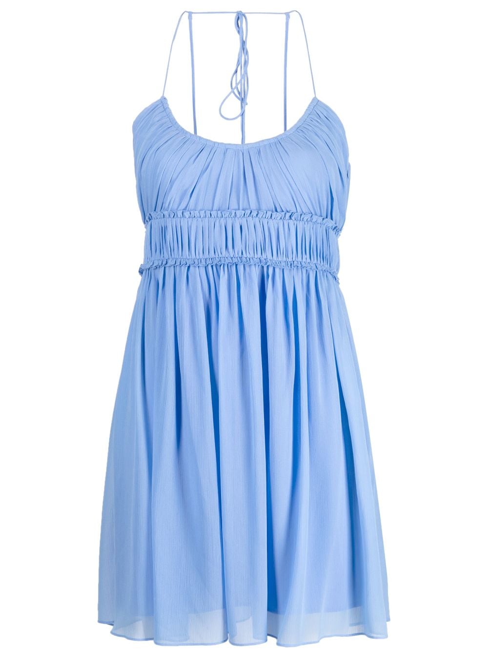 Patrizia Pepe Minikleid aus Chiffon - Blau von Patrizia Pepe