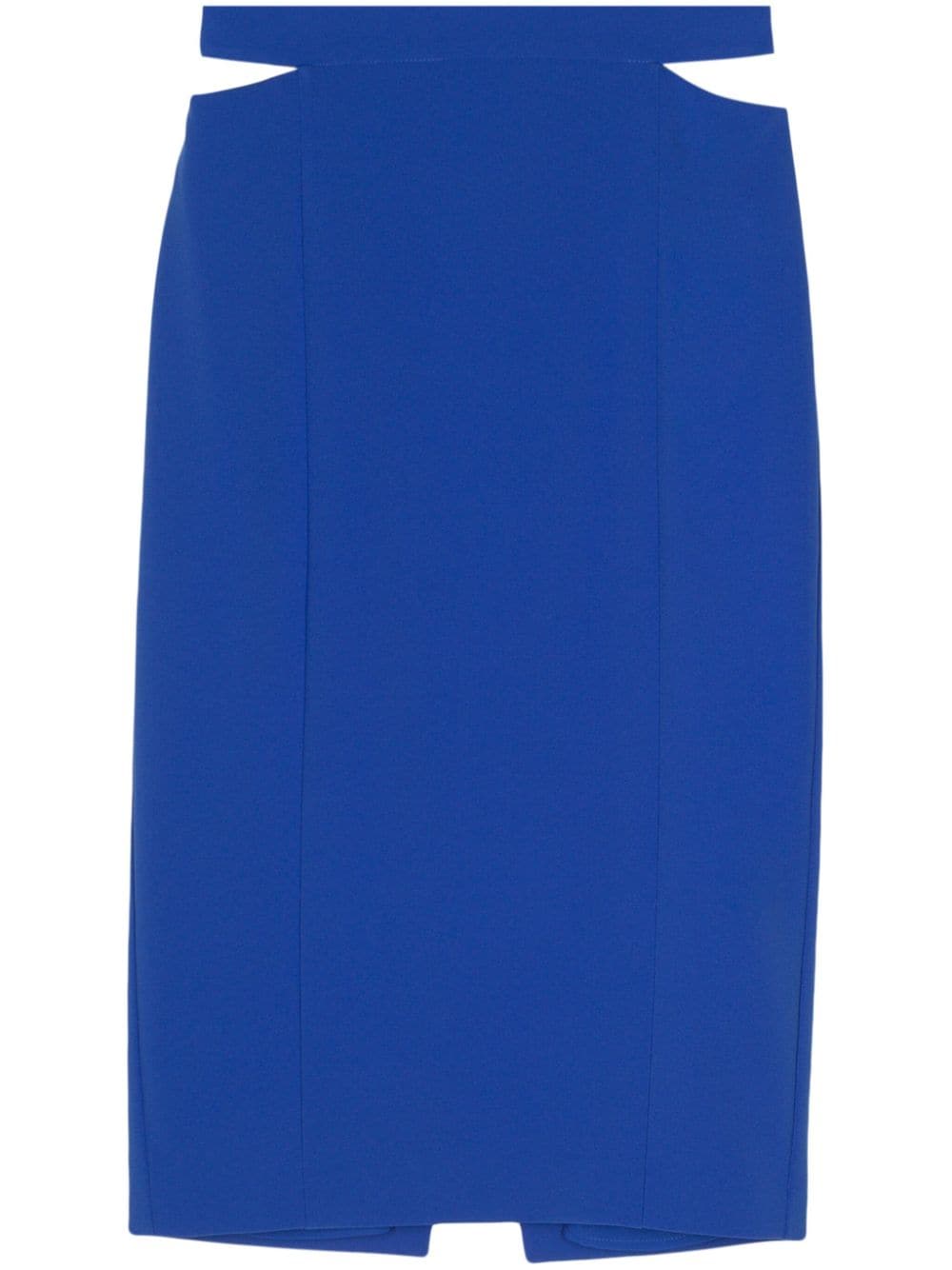 Patrizia Pepe crepe midi skirt - Blau von Patrizia Pepe