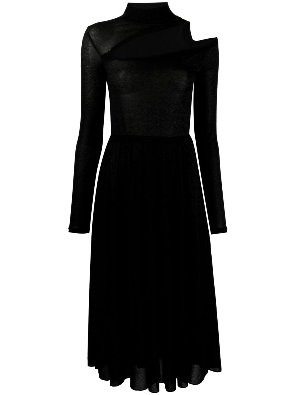 Patrizia Pepe Kleid mit Cut-Out - Schwarz von Patrizia Pepe