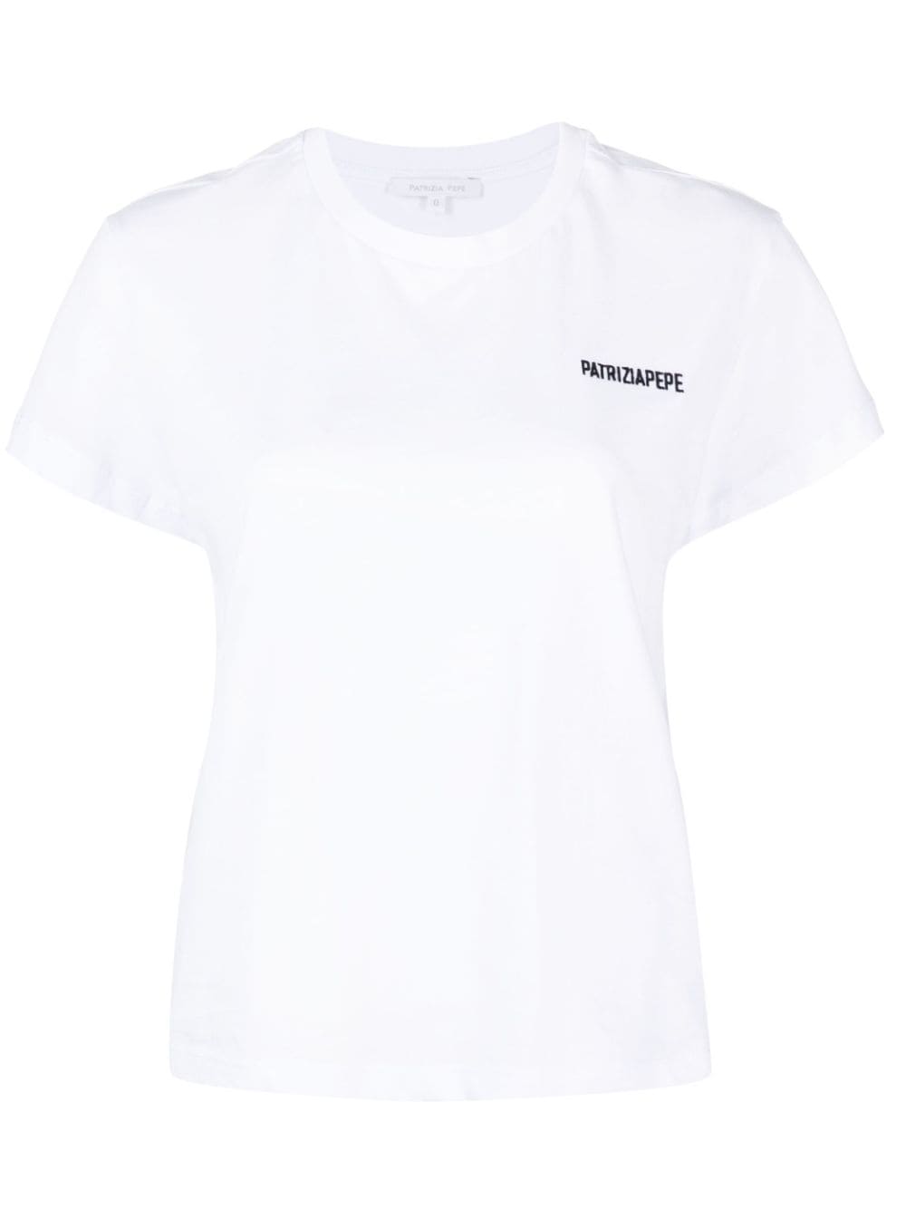 Patrizia Pepe T-Shirt mit Logo-Stickerei - Weiß von Patrizia Pepe