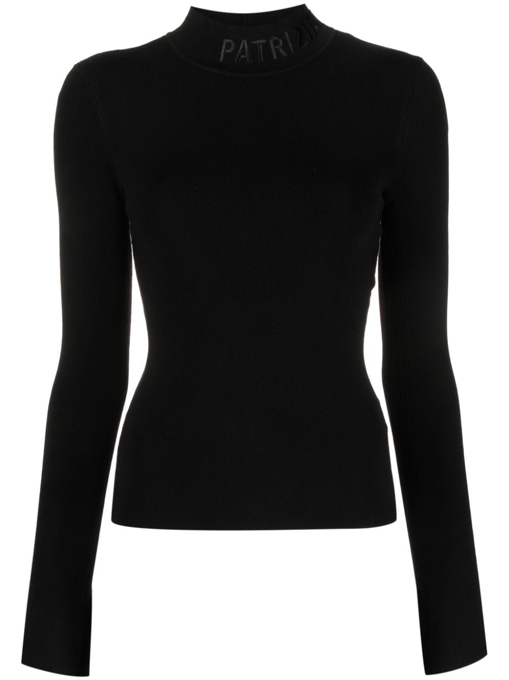 Patrizia Pepe Pullover mit Logo-Stickerei - Schwarz von Patrizia Pepe