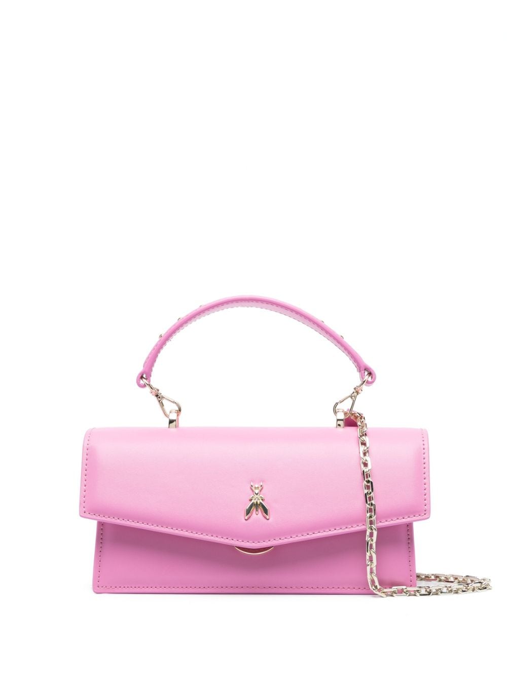 Patrizia Pepe Shopper mit Logo-Schild - Rosa von Patrizia Pepe