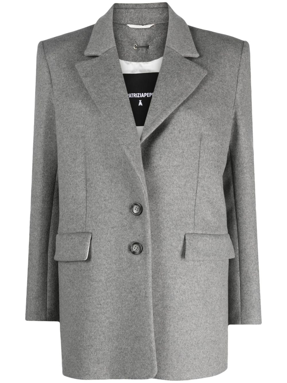 Patrizia Pepe Einreihiger Blazer - Grau von Patrizia Pepe