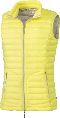 Patsy & Lou Steppweste Damen mit schmalem elegantem Schnitt, ultraleichte wärmende Outdoor Weste, ärmellose Damenweste, Gilet ideal für Jede Aktivität, Gelb, Gr. 44 Patsy & Lou Steppweste Damen mit schmalem elegantem Schnitt, ultraleichte wärmende Outdoor Weste, ärmellose Damenweste, Gilet ideal für Jede Aktivität, Gelb, Gr. 44 von Patsy&Lou