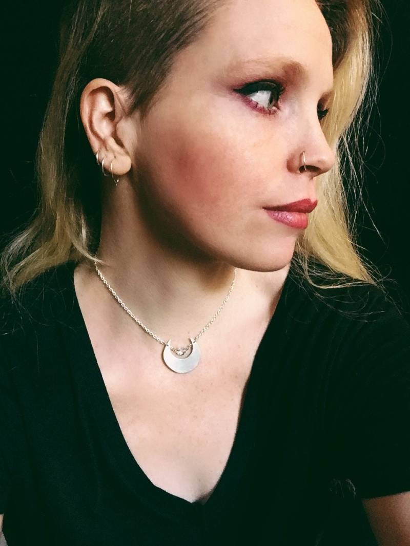 Der Halbmond Und Stern-Halskette von PatsyReeseJewelry