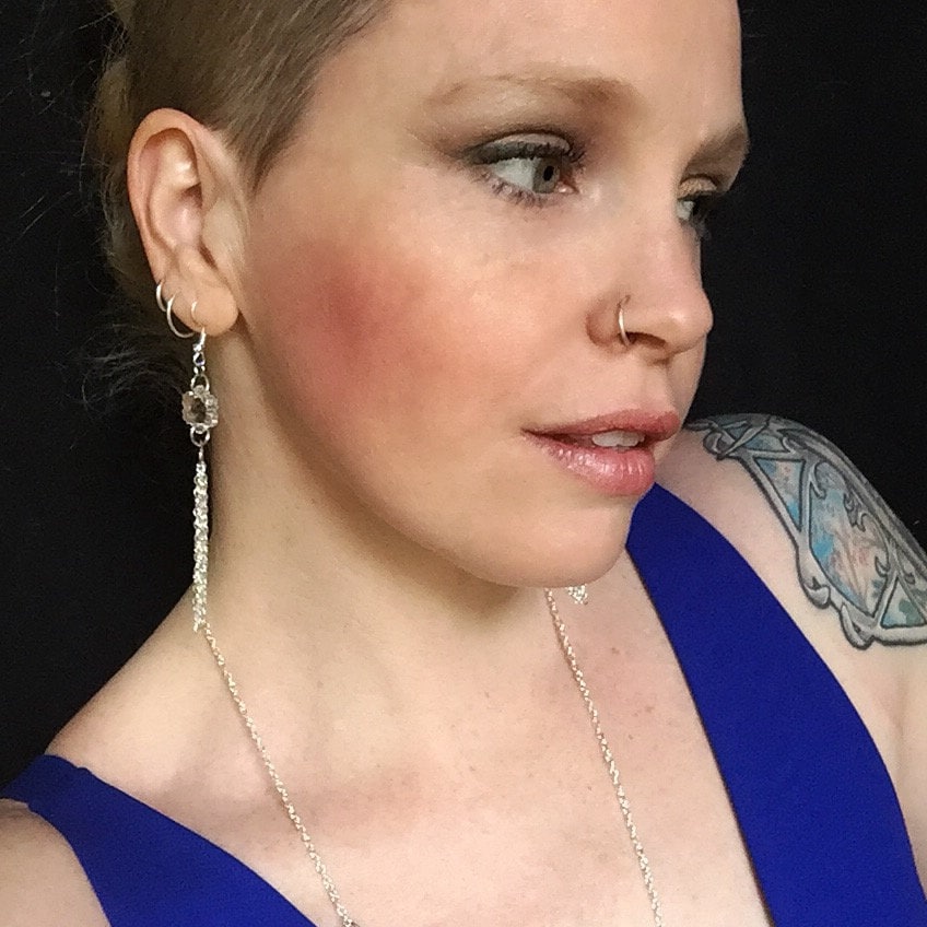 Spezielle Schneeflocke Quastenohrringe Spezielle Schneeflocke Quastenohrringe von PatsyReeseJewelry