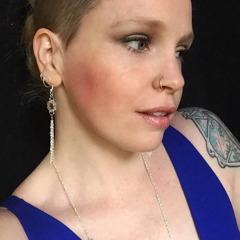 Spezielle Schneeflocke Quastenohrringe von PatsyReeseJewelry