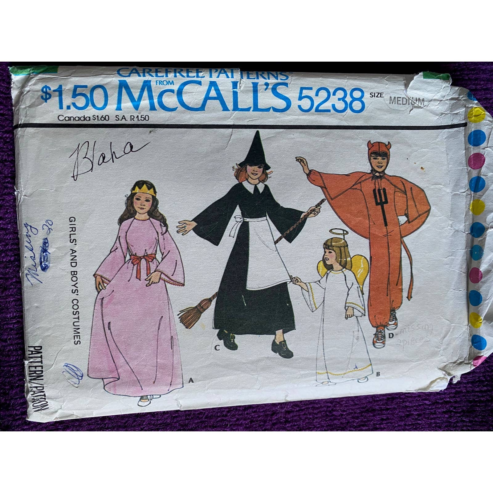 Mccalls 5238 Hexenengel Prinzessinnenkostüm Gr. M Mccalls 5238 Hexenengel Prinzessinnenkostüm Gr. M von Patternup