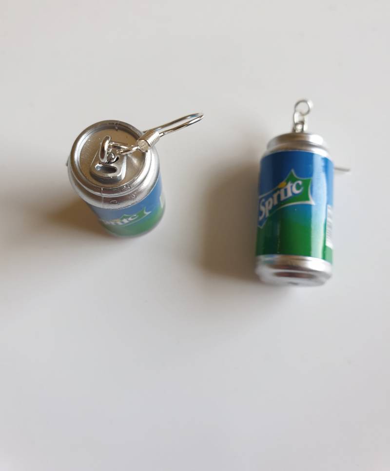 Ohrringe Ohrhaken Ohrhänger Getränkedose Aus Harz - Handarbeit von PattysKartenwelt
