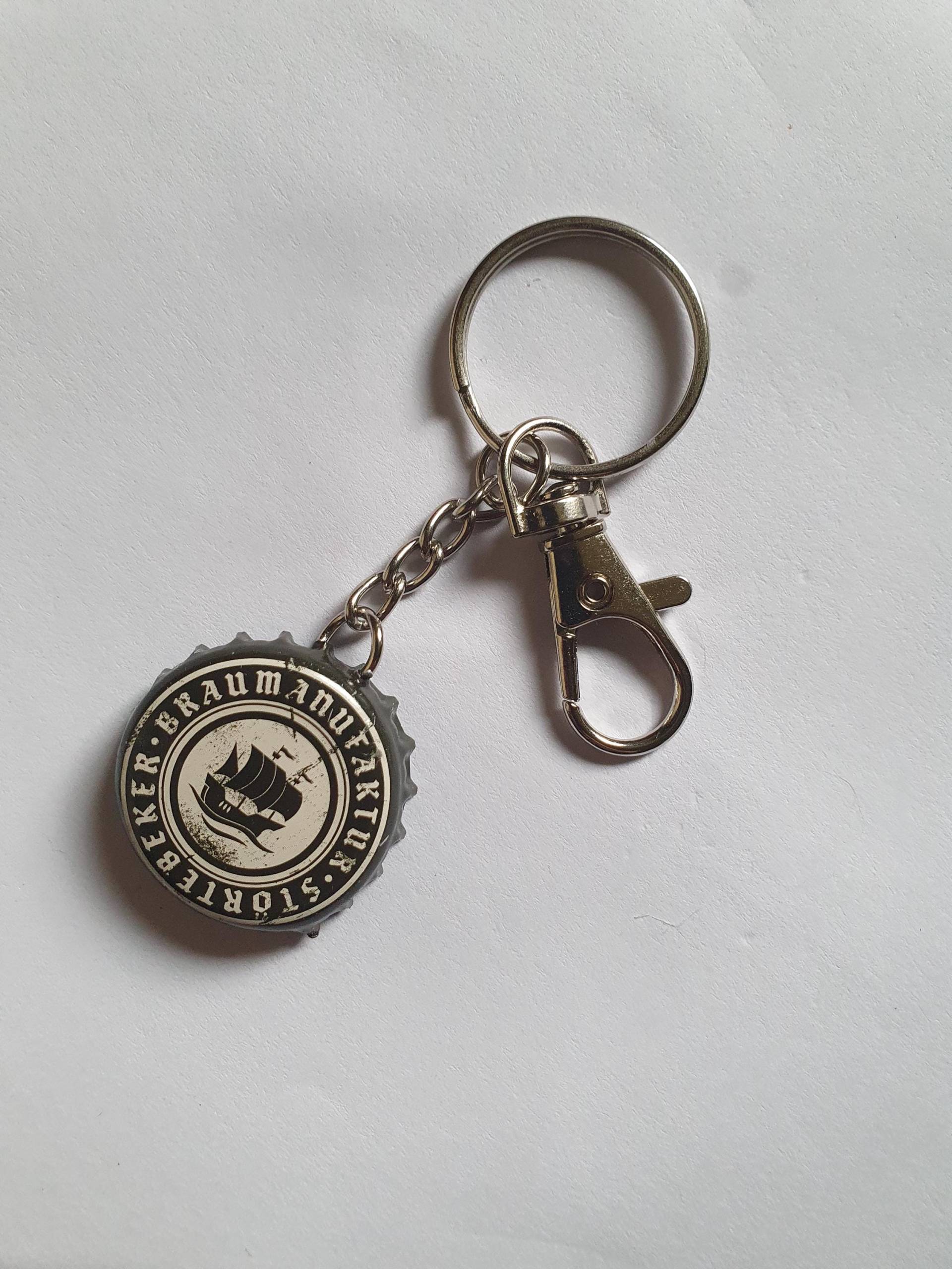 Schlüsselanhänger Mit Kronkorken/ Bierdeckel Schiff Schwarz Inkl. Karabiner Schlüsselanhänger Mit Kronkorken/ Bierdeckel Schiff Schwarz Inkl. Karabiner von PattysKartenwelt