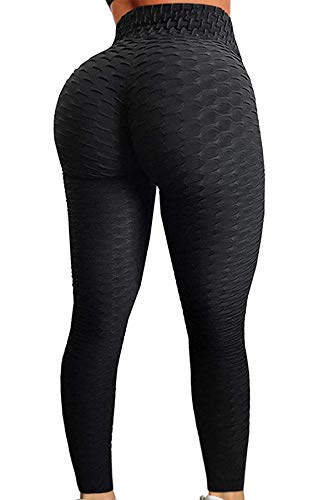 Pau1Hami1ton Damen Leggings, Sporthose Fitnesshose Training Laufhose Sport Tights Hohe Taille Yogahose GP-11(Black,2XL) von Pau1Hami1ton