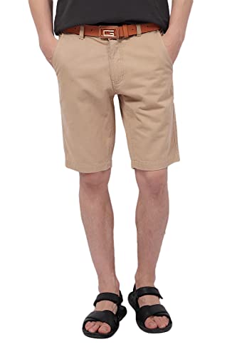 Pau1Hami1ton Herren Chino Bermuda Shorts Kurze Hose Baumwolle PH-01(29, Khaki) von Pau1Hami1ton