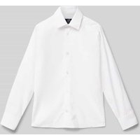 Paul Dantus Slim Fit Hemd mit Kentkragen in Weiss, Größe 164 von Paul Dantus