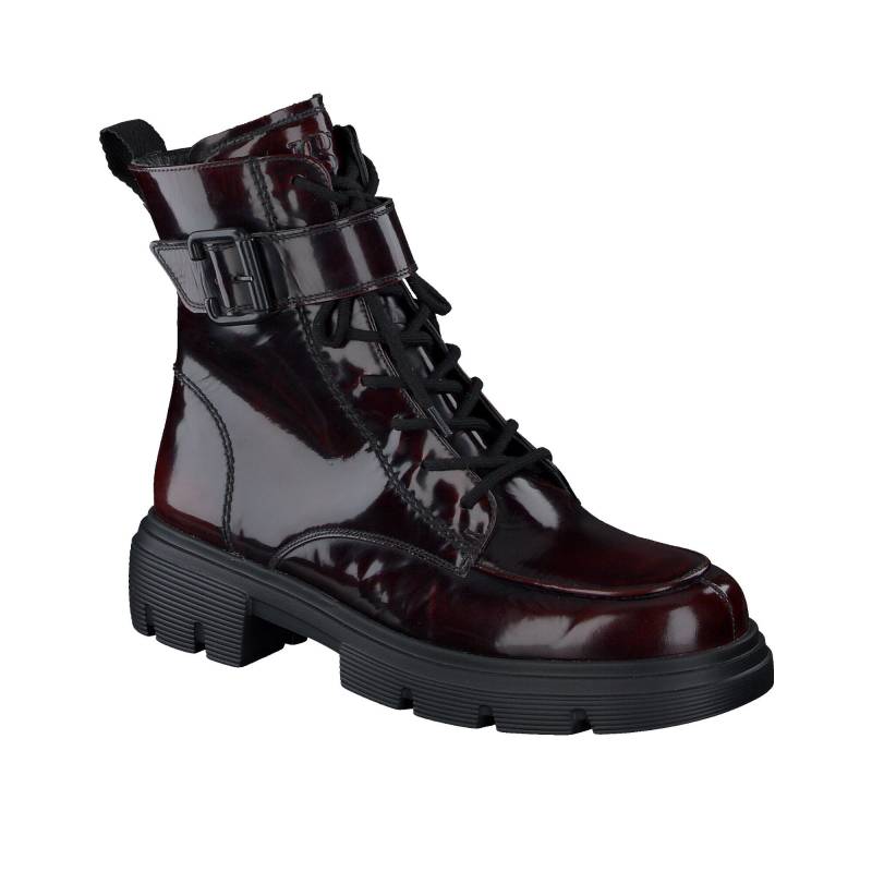 0069-9879-019/Schnürstiefelett Weinrot von Paul Green