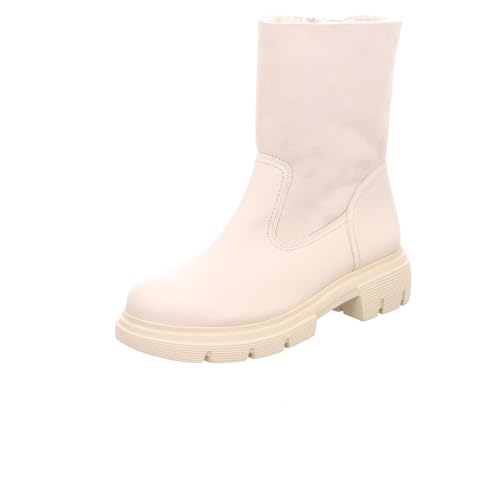 Paul Green Damen Stiefelette mit Lammfell, Frauen Plateaustiefeletten,Warm gefüttert,bootee,booties,halbstiefel,kurzstiefel,Beige (BISCUIT),37.5 EU / 4.5 UK von Paul Green