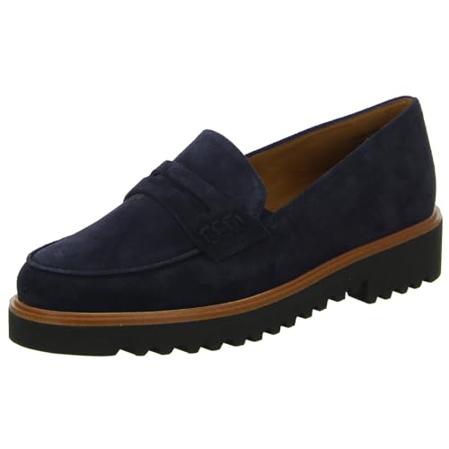 Paul Green Slipper & Mokassin 2694-069, Rauleder, Blau, Damen EU 8,5/42,5 von Paul Green