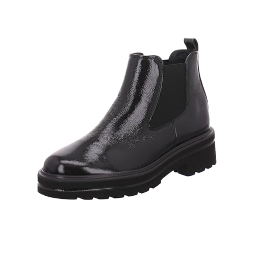 Paul Green Stiefelette 8114-024, Lack/Brush, Schwarz, Damen EU 4,5/37,5 von Paul Green