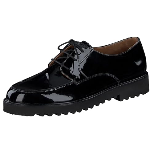 Paul Green Damen Schnürer, Frauen Businessschuhe,Strassenschuhe,Schnuerung,lace-up Shoes,Low-tie,schnürschuhe,Halbschuhe,Schwarz (SCHWARZ),40.5 EU / 7 UK von Paul Green