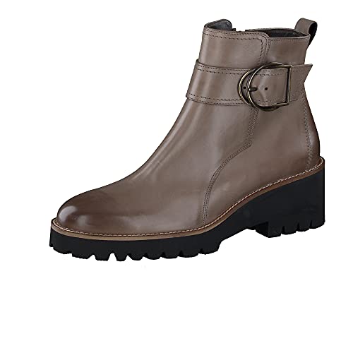 Paul Green Stiefelette 9763-089, Glattleder, Beige, Damen EU 8,5/42,5 von Paul Green