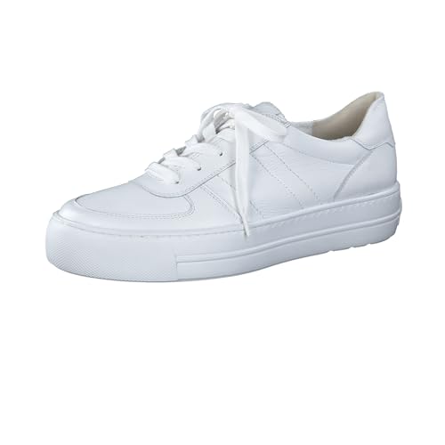 Paul Green Damen Pauls, Frauen Low-Top Sneaker,Plateausohle,Halbschuhe,straßenschuhe,Strassenschuhe,Sportschuhe,Turnschuhe,Weiß (White),40 EU / 6.5 UK von Paul Green