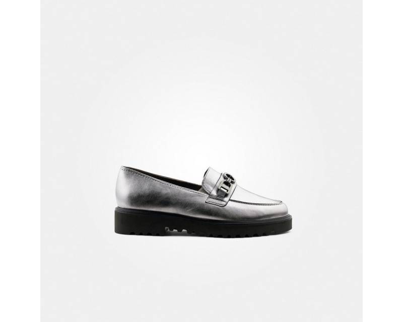 Paul Green Paul Green 1124-016, Slipper & Mokassin in Silber für Damen Slipper von Paul Green