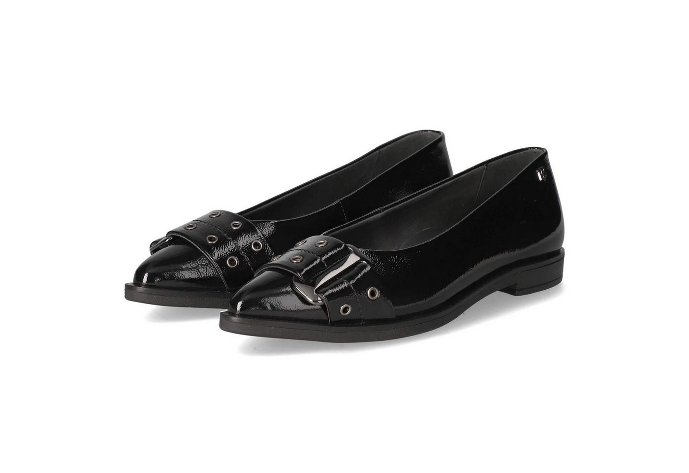 Paul Green Paul Green 1175-00 Damen Lackleder schwarz Ballerina von Paul Green