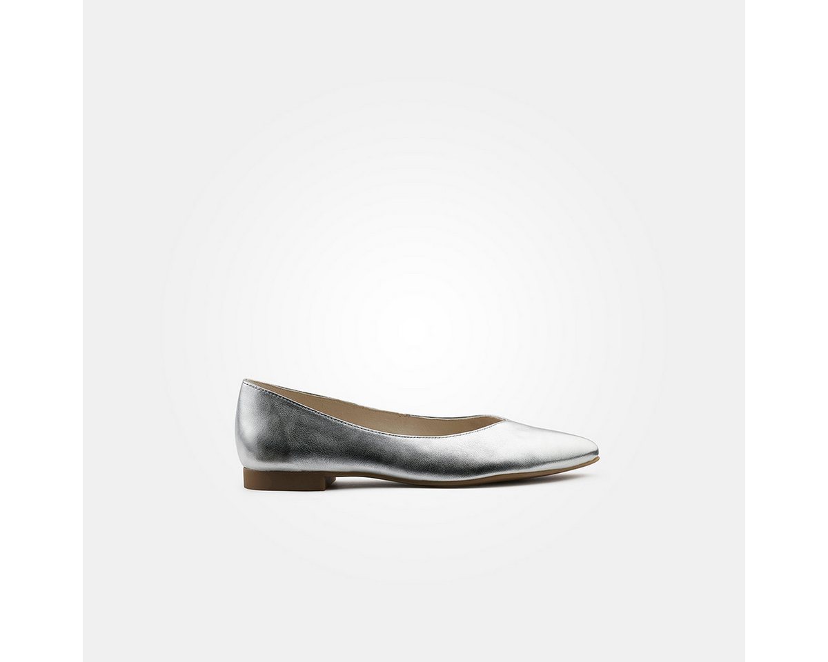 Paul Green Paul Green 3772-145, Ballerina in Silber für Damen Ballerina von Paul Green