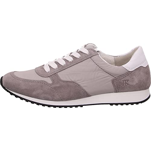 Paul Green Damen 4043 Sneaker Low Glattleder ohne Absatz weich gepolstert rund, Groesse 39, grau von Paul Green