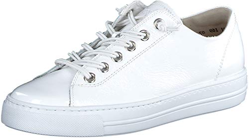 Paul Green Damen SUPER Soft Halbschuhe mit Relax-Weite, Damen Low-Top Sneaker,lose Einlage,Plateausohle,Ladies,Women's,Weiß (018),41 EU / 7.5 UK von Paul Green